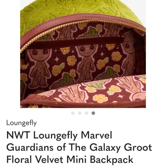Loungefly Marvel Groot Mini-Backpack - Picture 5 of 5